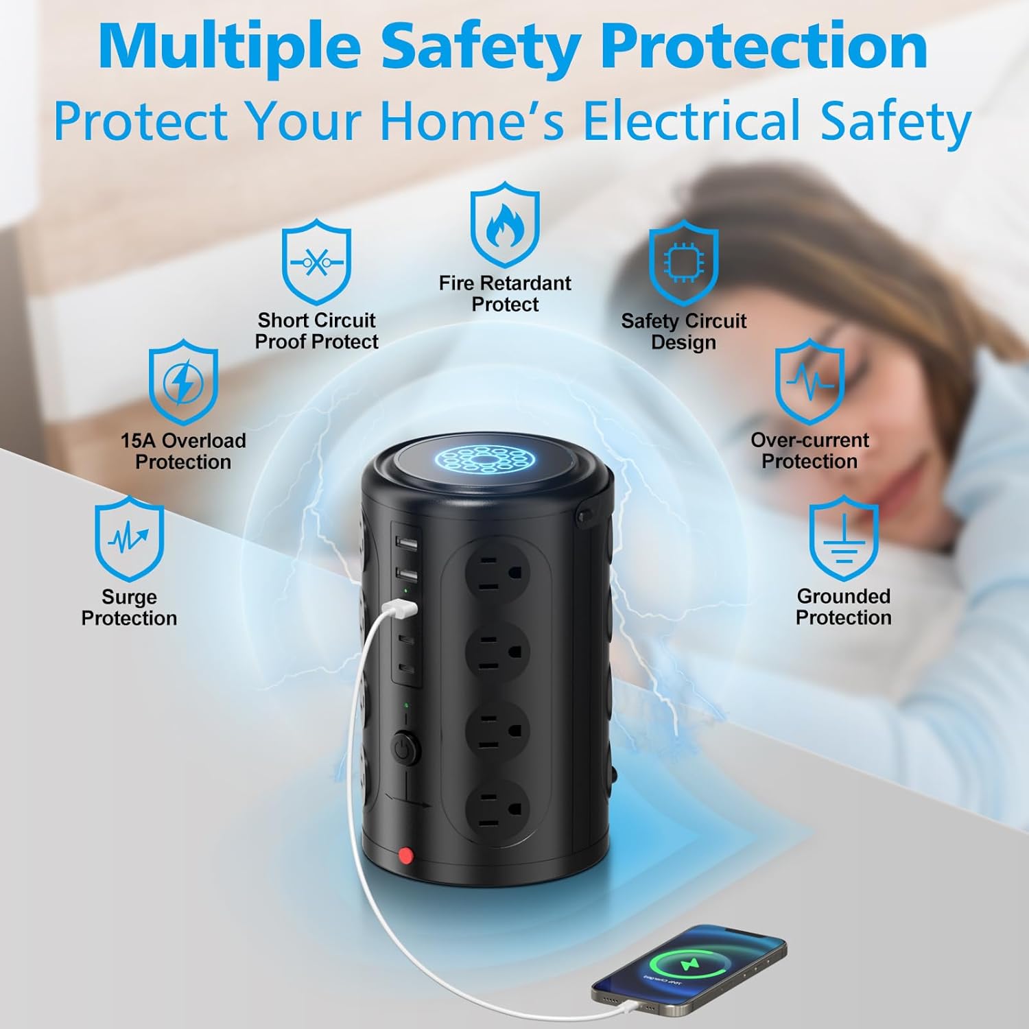 Power Strip Surge Protector